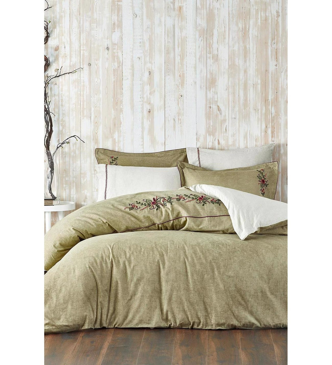 Alvin Handmade Embroidery Duvet Set